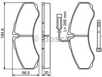 Placute frana RENAULT TRUCKS Maxity BOSCH 0986494239