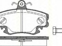 Placute frana RENAULT TWINGO II CN0 TRISCAN 811025010