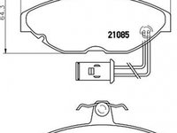 Placute frana ROVER MONTEGO TEXTAR 2108401