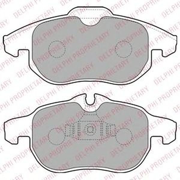Placute frana SAAB 9-3 combi YS3F DELPHI LP1723