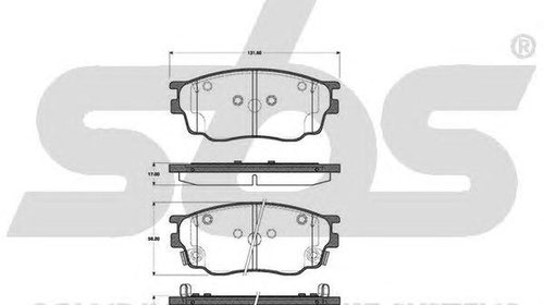 Placute frana SAAB 9-3 combi YS3F SBS 1501223