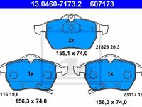 Placute frana SAAB 9-5 combi YS3E ATE 13046071732