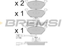 Placute frana SEAT ALTEA 5P1 BREMSI BP2848