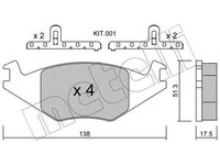 Placute frana SEAT CORDOBA 6K1 6K2 METELLI 2200470K