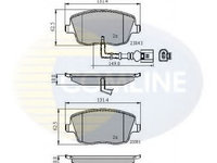 Placute frana SEAT CORDOBA (6K2) (1999 - 2002) COMLINE CBP11147