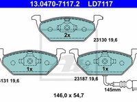 Placute frana SEAT LEON 1P1 ATE 13047071172