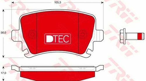 Placute frana SEAT LEON 1P1 TRW GDB1622DTE