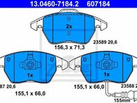 Placute frana SKODA FABIA combi NJ5 ATE 13046071842