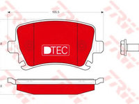 Placute frana SKODA OCTAVIA 2 Combi (1Z5) (2004 - 2013) TRW GDB1622DTE