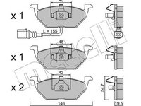 Placute frana SKODA OCTAVIA Combi 1U5 METELLI 2202112