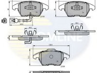 Placute frana SKODA ROOMSTER Praktik (5J) (2007 - 2015) COMLINE CBP11224