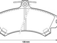 Placute frana SMART FORFOUR 454 JURID 571940J