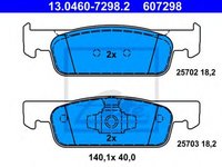 Placute frana SMART FORFOUR hatchback 453 ATE 13046072982