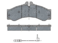 Placute frana SP 132 PR SCT GERMANY pentru Mercedes-benz Sprinter Vw Lt