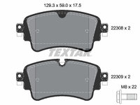 PLACUTE FRANA Spate AUDI A4 B9 Avant (8W5, 8WD) TEXTAR 2230801 2015 2016 2017 2018 2019 2020