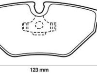 Placute frana spate Bmw Seria 3 (E46), 02.1998-04.2005, marca SRLine S70-1087