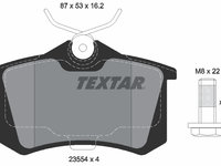 PLACUTE FRANA Spate CITROEN C4 CACTUS TEXTAR 2355406 2018