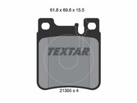 PLACUTE FRANA Spate MERCEDES-BENZ S-CLASS (W140) TEXTAR 2130501 1991 1992 1993 1994 1995 1996 1997 1998