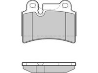 Placute frana spate Volkswagen Touareg (7la, 7l6, 7l7), 10.2002-05.2010, marca SRLine S70-1576