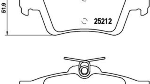 PLACUTE FRANA Spate VOLVO V50 (545) BREMBO P 