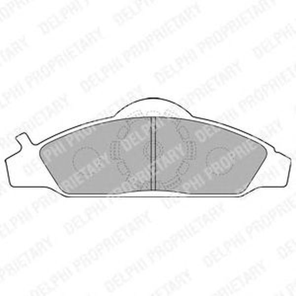 Placute frana SSANGYONG KORANDO KJ DELPHI LP1145