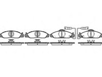 Placute frana SSANGYONG MUSSO FJ ROADHOUSE 2624.02