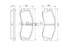 Placute frana SUBARU IMPREZA combi GF BOSCH 0986460984