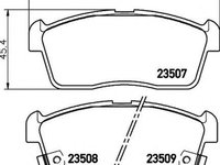 Placute frana SUBARU JUSTY IV HELLA 8DB355009631