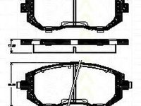 Placute frana SUBARU OUTBACK BL BP TRISCAN 811068179