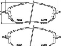 Placute frana SUBARU TRIBECA B9 HELLA 8DB355012031