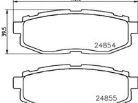 Placute frana SUBARU TRIBECA B9 HELLA 8DB355014341