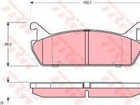 Placute frana SUZUKI BALENO EG TRW GDB887