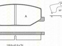 Placute frana SUZUKI JIMNY FJ TRISCAN 811069859