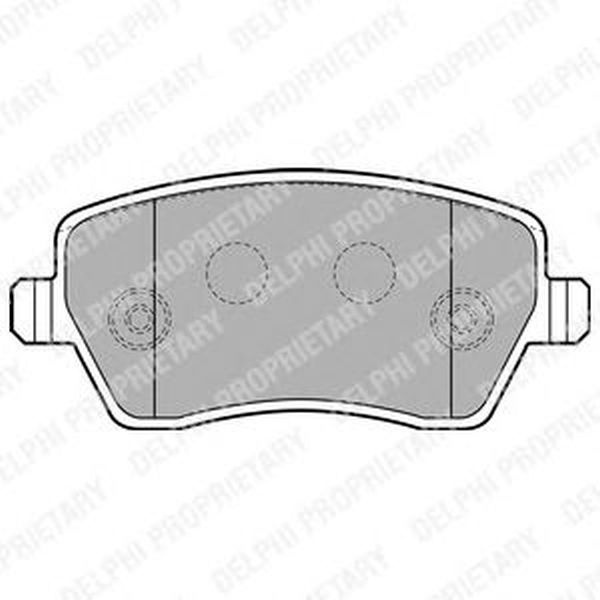 Placute frana SUZUKI SWIFT III MZ EZ DELPHI LP1865