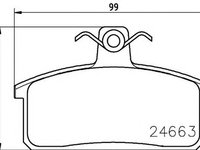 Placute frana SUZUKI VITARA Cabrio ET TA TEXTAR 2466301