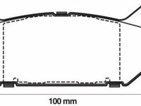 Placute frana Talbot SIMCA 1100 hatchback, Triumph Spitfire, Volvo 140 (142, 144), 140 Combi (145), 164, 240 (P242, P244), 240 Kombi (P245), 260 (P262, P264), 260 Combi (P265), 260 Cupe (P262) SRLine parte montare : Punte fata