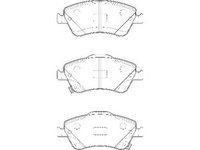 Placute frana TOYOTA AURIS NRE15 ZZE15 ADE15 ZRE15 NDE15 WAGNER WBP24122A