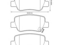 Placute frana TOYOTA AVENSIS combi (ZRT27, ADT27) (2009 - 2016) JURID 572627JC