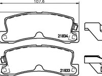 Placute frana TOYOTA AVENSIS Liftback T22 TEXTAR 2183301