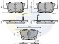 Placute frana TOYOTA AVENSIS (T25_) (2003 - 2008) COMLINE CBP31141