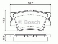 Placute frana TOYOTA CAMRY limuzina (_XV4_) (2006 - 2011) Bosch 0 986 494 154