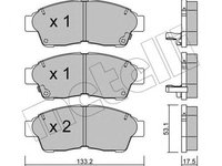 Placute frana TOYOTA CAMRY Station Wagon XV1 CV1 V10 METELLI 2201490