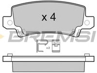 Placute frana TOYOTA COROLLA Verso ZDE12 CDE12 BREMSI BP3070