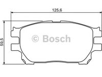 Placute frana TOYOTA PREVIA MCR3 ACR3 CLR3 BOSCH 0986494212