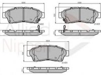 Placute frana TOYOTA RAV 4 I Cabrio SXA1 COMLINE ADB3260