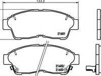 Placute frana TOYOTA RAV 4 I Cabrio SXA1 HELLA 8DB355016421