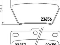 Placute frana TOYOTA RAV 4 II CLA2 XA2 ZCA2 ACA2 HELLA 8DB355010521