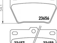 Placute frana TOYOTA RAV 4 II CLA2 XA2 ZCA2 ACA2 TEXTAR 2365601