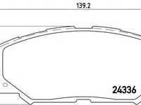 Placute frana TOYOTA RAV 4 III (ACA3_, ACE_, ALA3_, GSA3_, ZSA3_) (2005 - 2016) BREMBO P 83 082