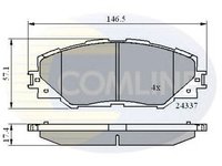 Placute frana TOYOTA RAV 4 III ACA3 ACE ALA3 GSA3 ZSA3 COMLINE CBP01625